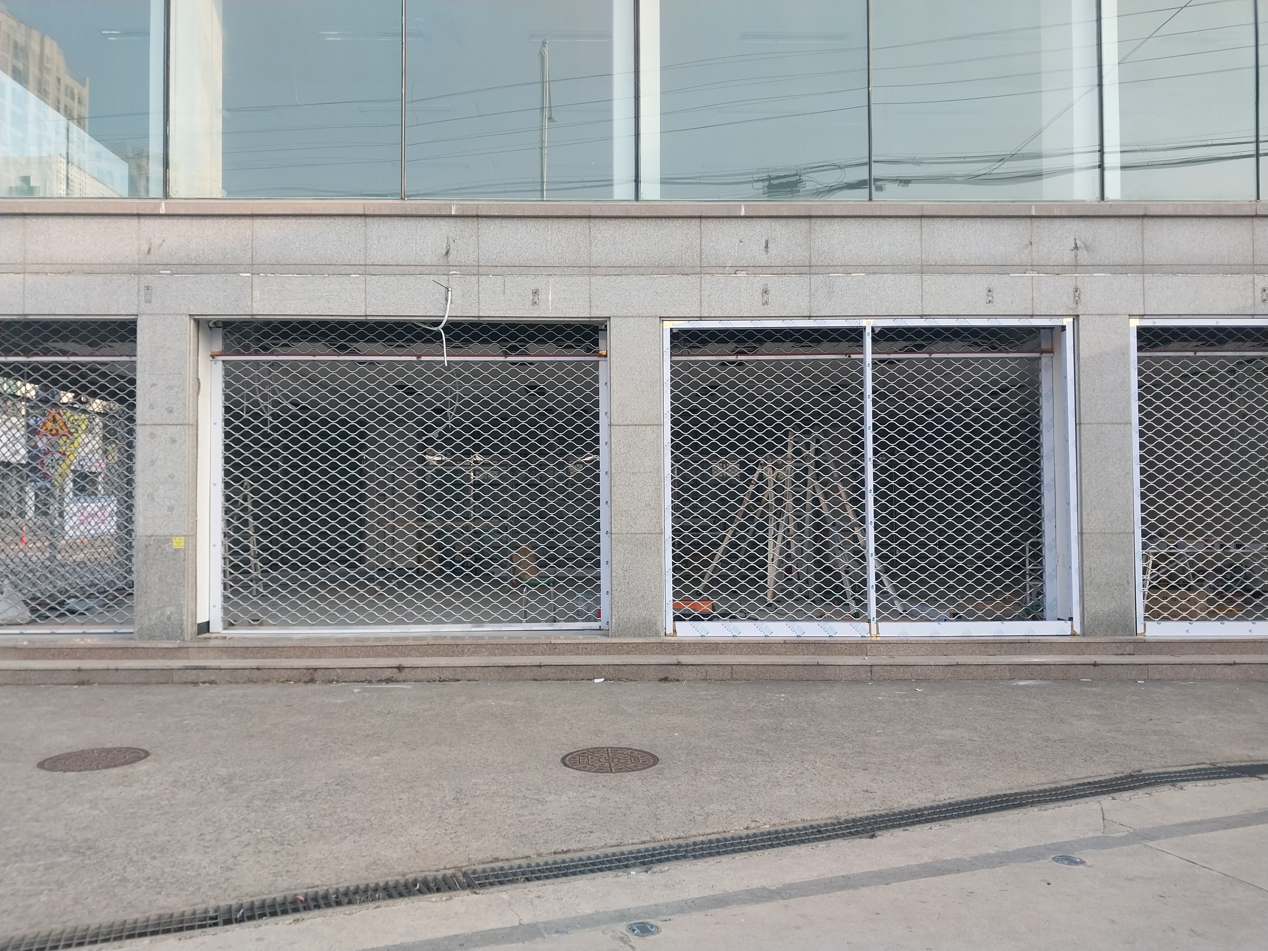 외부 셔터 설치